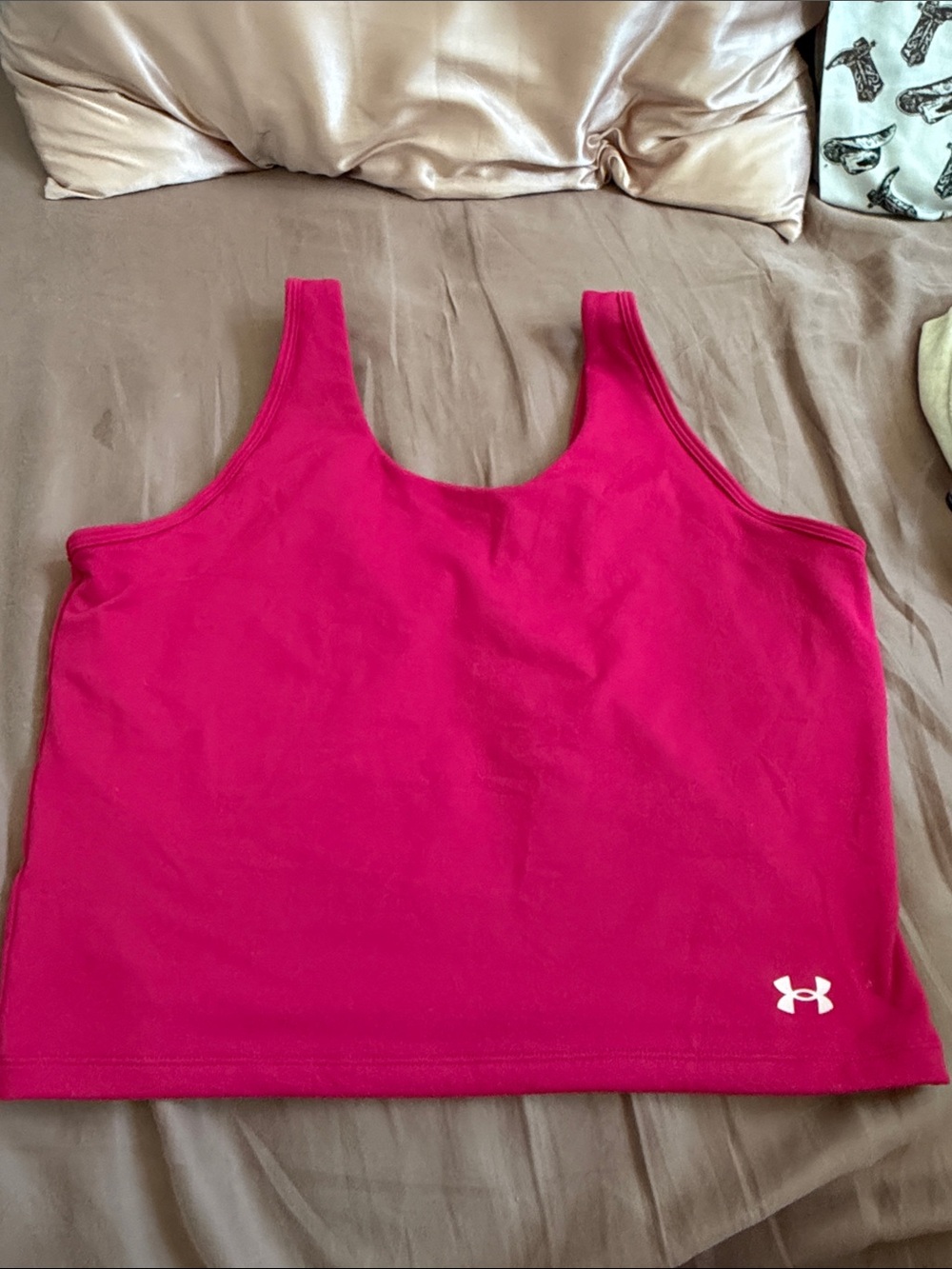 Under Armour Hot Pink Performance Tank Top